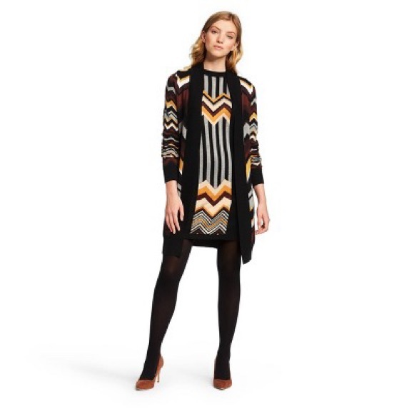 Missoni for Target Multicolor Chevron Knit Cardigan Sweater Size XS - Picture 2 of 7